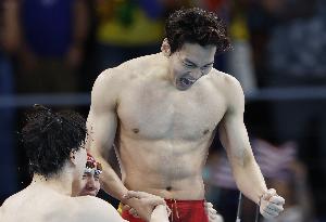 全運(yùn)會(huì)男子100米仰泳預(yù)賽：徐嘉余總排名第一 陶冠男汪順等晉級(jí)