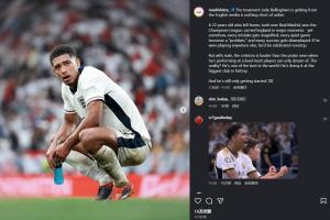 博主為貝林鳴不平：英媒對(duì)他不公，若在其他地方踢球早吹爆了